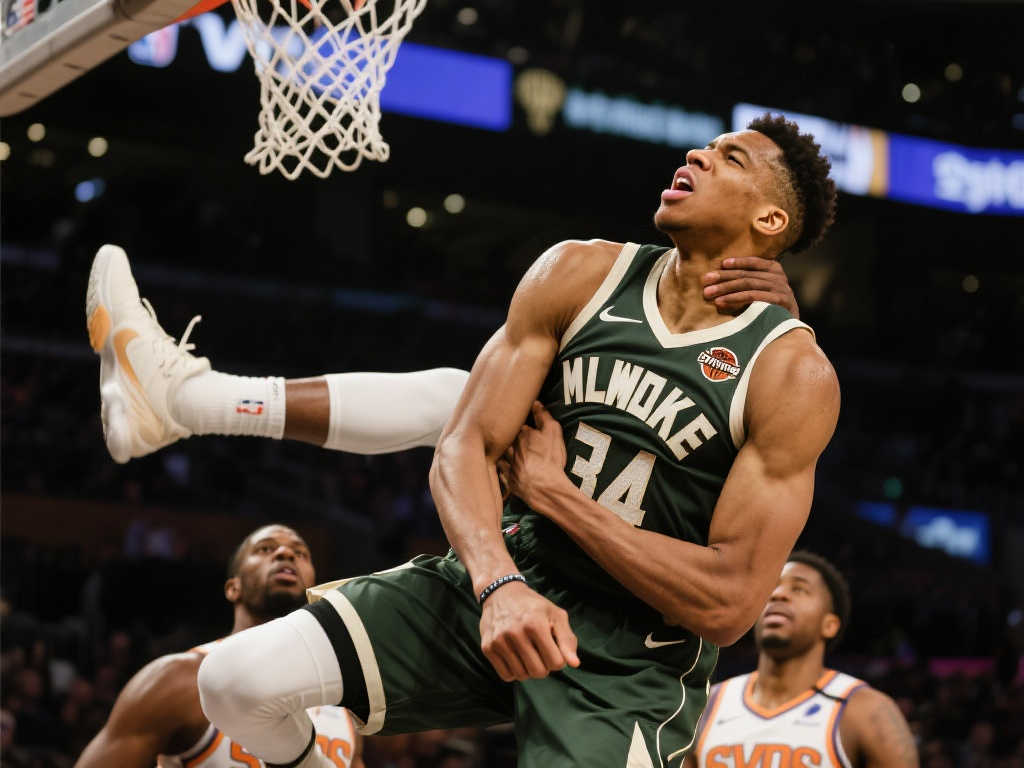 火箭猛兽空中压制!字母哥:我偶尔也会这么做 火箭猛兽空中压制!字母哥:我偶尔也会这么做